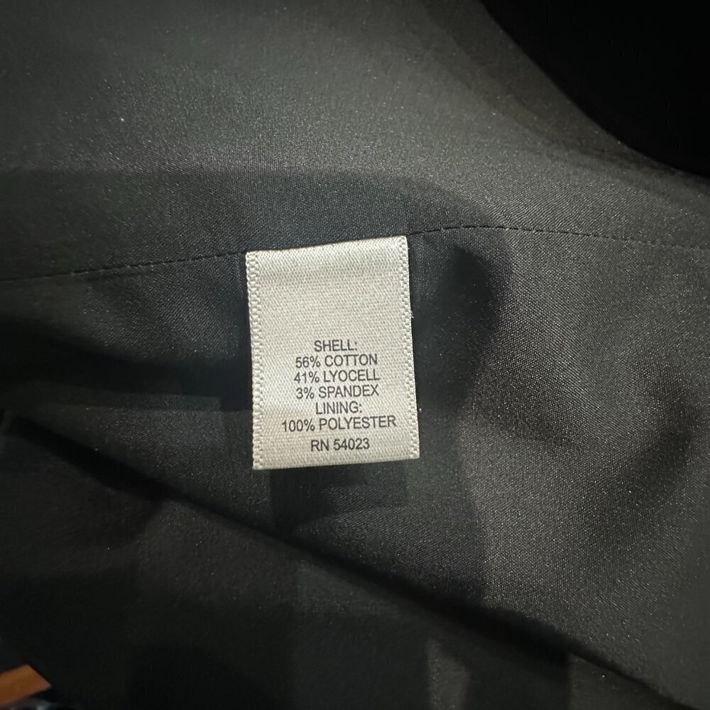 Banana Republic Black Suit Pencil Skirt Size 12 - Picture 8 of 9